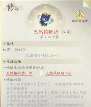 凡人修仙传人界篇天煞镇狱功功法示意图
