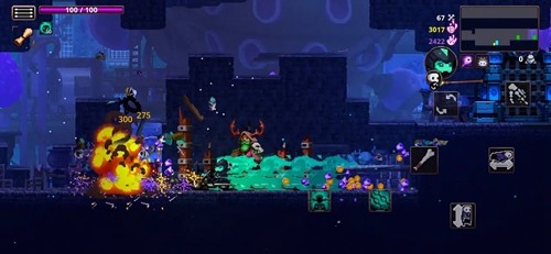 小骨英雄杀手免费版奇美拉boss战斗场景