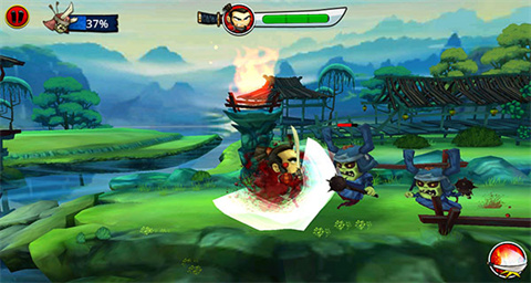 武士大战僵尸2野怪战斗场景