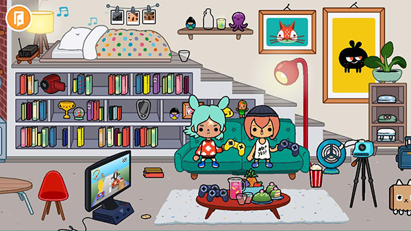 托卡生活世界假期区域场景图