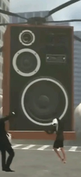 音响直升机形象