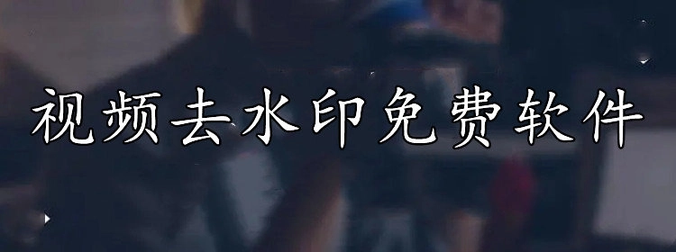 视频去水印免费软件